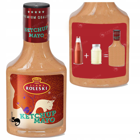 KETCHUP MAYO czyli SOS MAJONEZOWY + POMIDORY KETCHUP + MAJONEZ 300G ROLESKI KETCHUP MAYO czyli SOS MAJONEZOWY + POMIDORY KETCHUP + MAJONEZ 300G ROLESKI