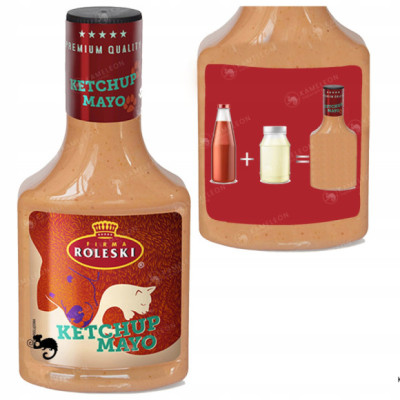 KETCHUP MAYO czyli SOS MAJONEZOWY + POMIDORY KETCHUP + MAJONEZ 300G ROLESKI