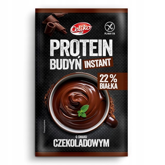 CELIKO BUDYŃ PROTENOWY CZEKOLADOWY instant BEZ GLUTENU 40g