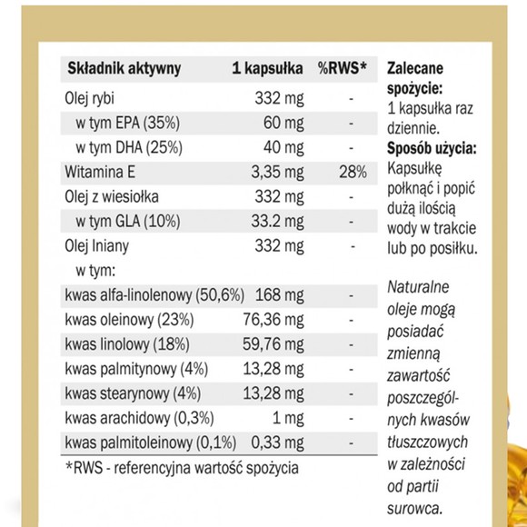 Yango OMEGA 369 60kapsułek