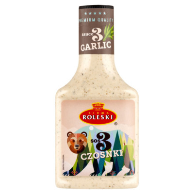 ROLESKI SOS 3 CZOSNKI GARLIC majonezowy z czosnkiem niedźwiedzim