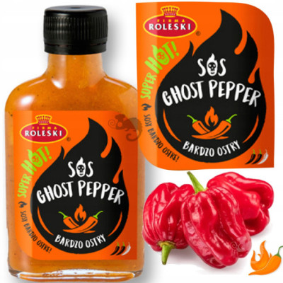 SOS BARDZO OSTRY GHOST PERRER super hot TYLKO dla ODWAŻNYCH 115G ROLESKI