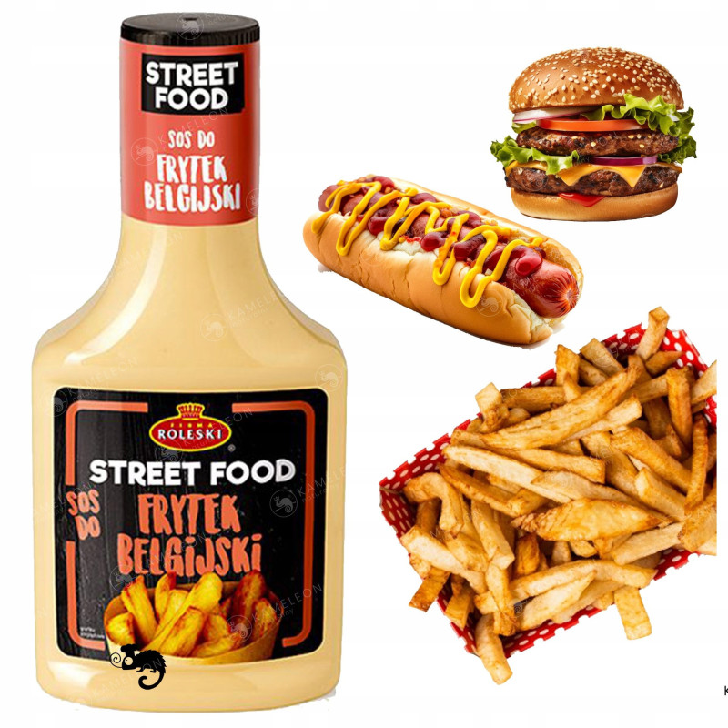 SOS DO FRYTEK BELGIJSKI STREET FOOD do frytek hotdogów parówek 290G ROLESKI