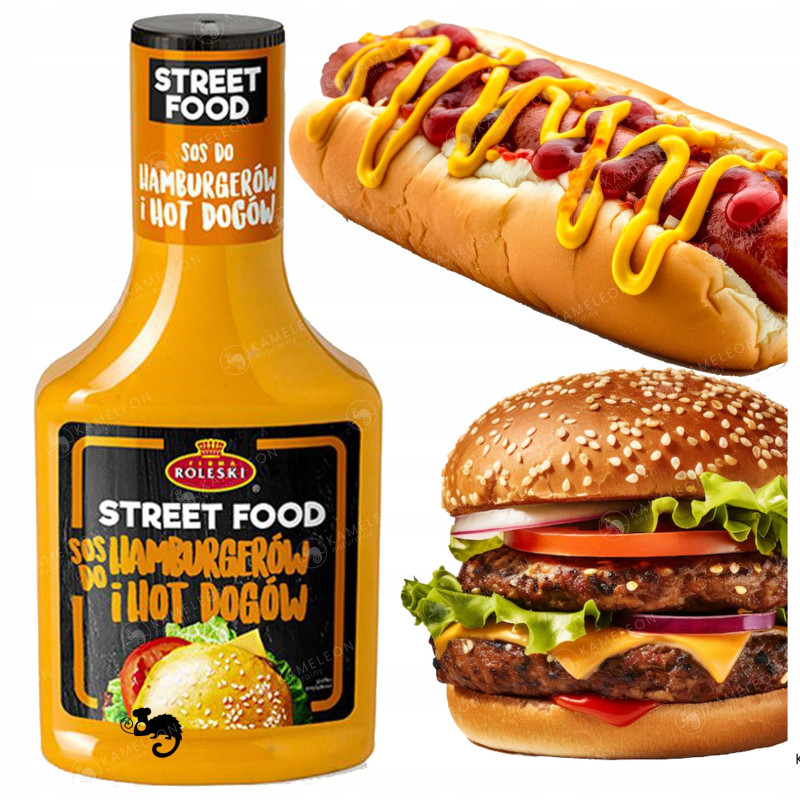 SOS DO HAMBURGERÓW I HOT DOGÓW również frytek STREET FOOD 300G ROLESKI
