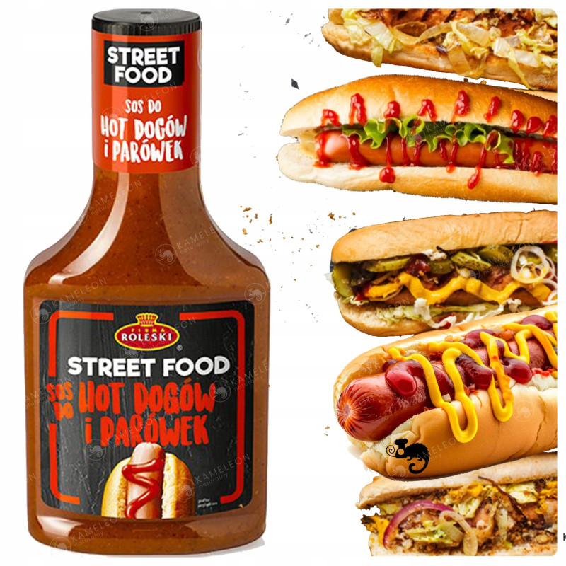 SOS DO HOT DOGÓW I PARÓWEK też frytek hamburgerów STREET FOOD 365G ROLESKI