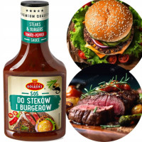 SOS DO STEKÓW BURGERÓW pomidorowo-paprykowy 370G ROLESKI do grilla kanapek