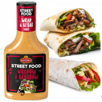 SOS DO WRAPÓW I KEBABÓW mocno paprykowy czosnkowy STREET FOOD 310G ROLESKI