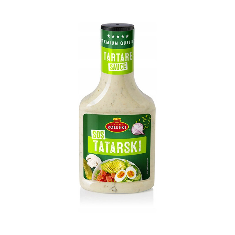 SOS TATARSKI do dań Majonez Ogórek Cebula Grzyby Szczypiorek 310G ROLESKI
