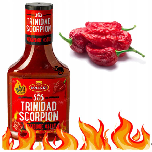 SOS TRINIDAD SCORPION !! PIEKIELNIE OSTRY !! Seria SOSÓW HOT 340G ROLESKI SOS TRINIDAD SCORPION !! PIEKIELNIE OSTRY !! Seria SOSÓW HOT 340G ROLESKI