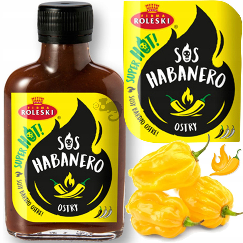 Zestaw 3 OSTRYCH SOSÓW HABANERO GHOST PEPPER CAROLINA REAPER 345g ROLESKI
