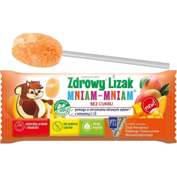 ZESTAW SŁODYCZY O SMAKU MANGO 10szt CIASTKO BATON LIZAK