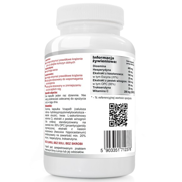 Wish NA KRĄŻENIE Complex DIOSMINA OPC ESCYNA 20%