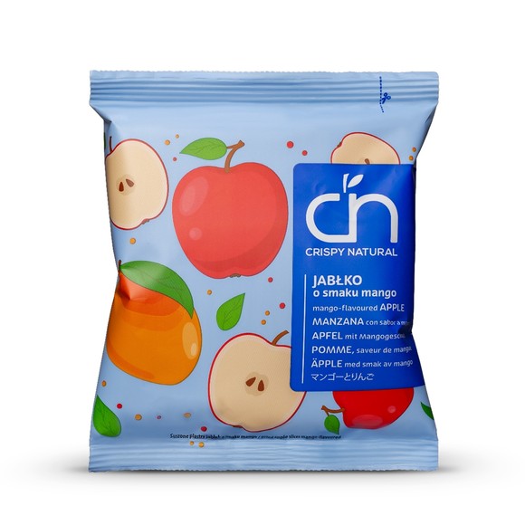 CRISPY NATURAL - Jabłko suszone o smaku mango 18g / nr04