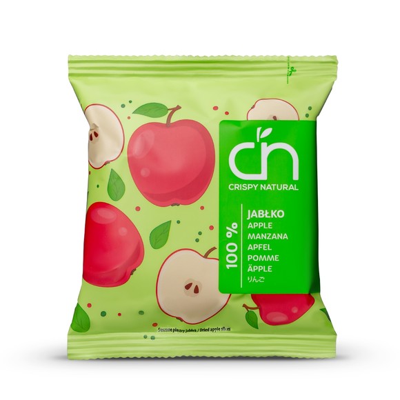 CRISPY NATURAL - JABŁKO SUSZONE 18g PLASTRY /nr 03