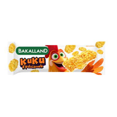 Bakalland BATON zbożowy z miodem KUKURYDZIANEK 25g