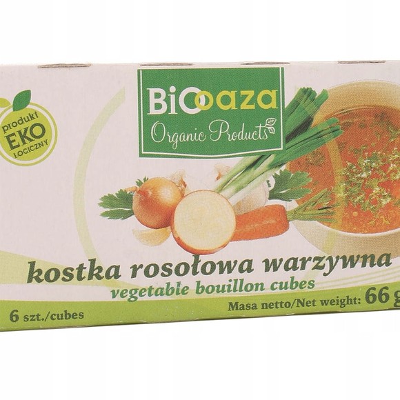 KOSTKA ROSOŁOWA WARZYWNA BULION WARZYWNY ekologiczny BIO 6
