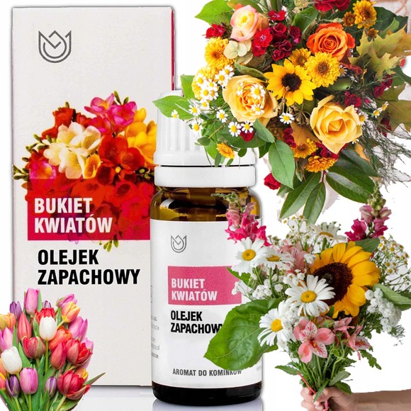 OLEJEK ZAPACHOWY eteryczny kwiatowy BUKIET KWIATÓW 10ml
