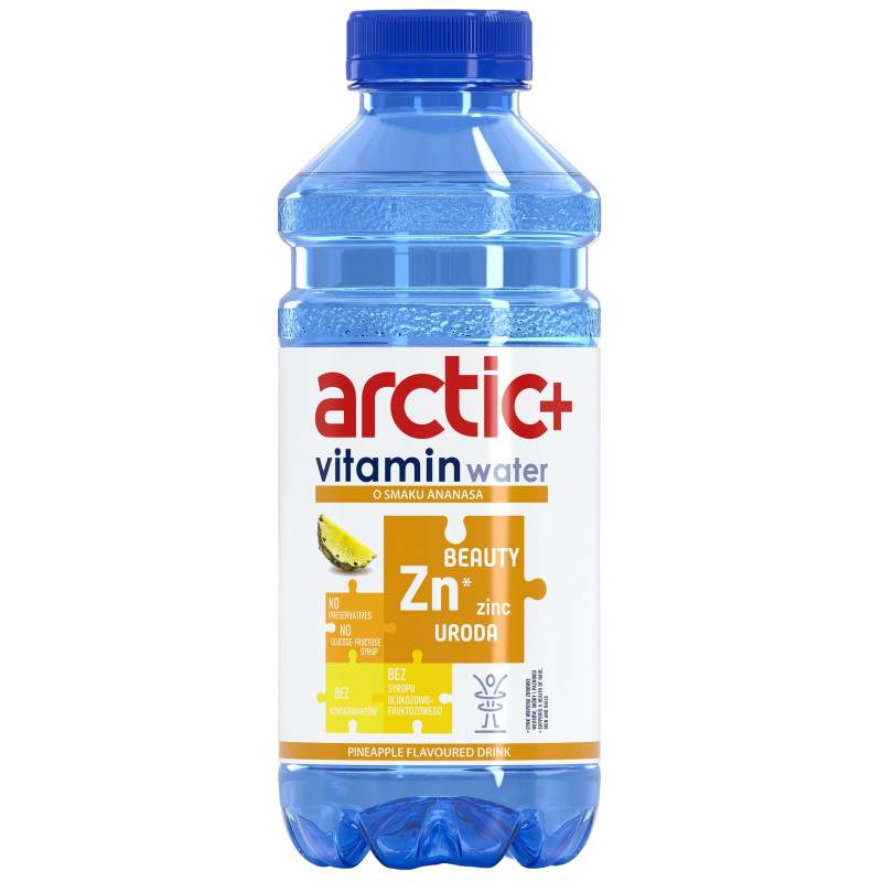 ARCTIC+ ELEMENTS URODA NAPÓJ NIEGAZOWANY z witaminami cynkiem ANANAS 600ml