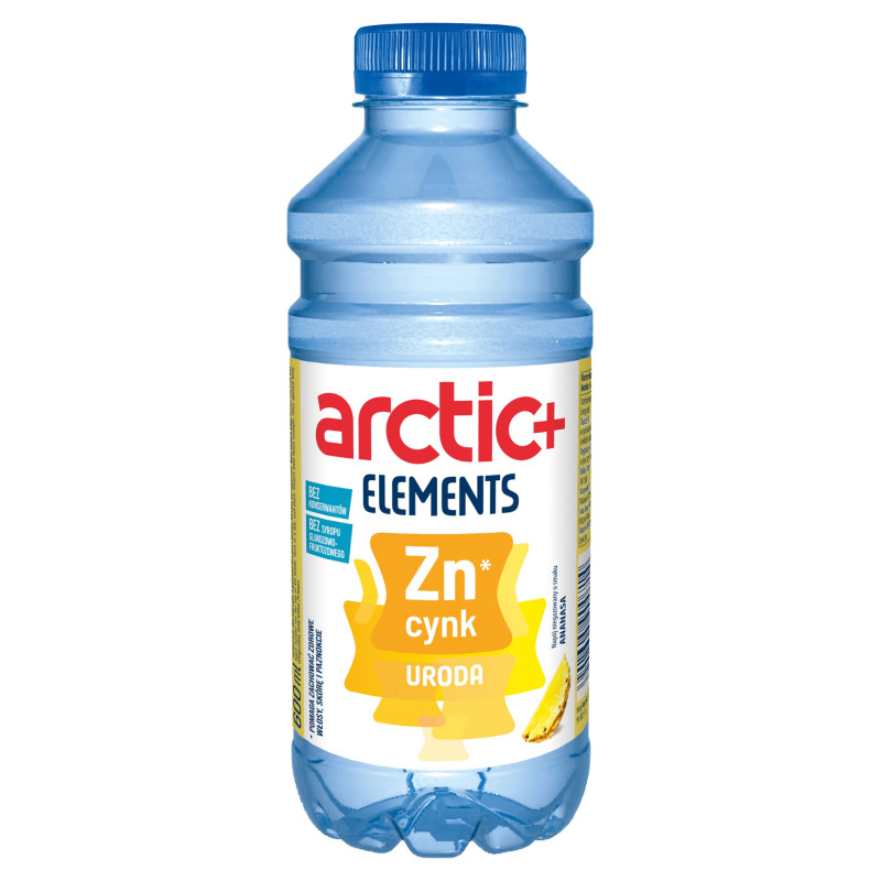 ARCTIC+ ELEMENTS URODA NAPÓJ NIEGAZOWANY z witaminami cynkiem ANANAS 600ml