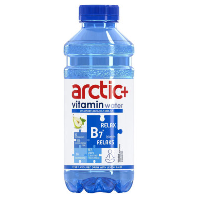 ARCTIC+ RELAKS NAPÓJ NIEGAZOWANY z wit B3 B6 B7 B9 B12 GRUSZKA MELISA 600ml