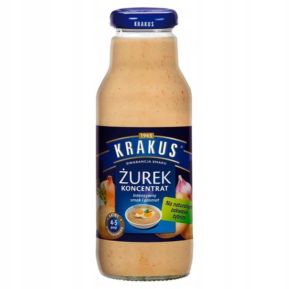 ŻUREK KONCENTRAT ŻURKU Żur 300ml  w butelce BEZ
