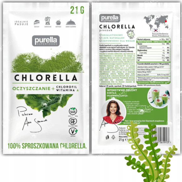 CHLORELLA SPROSZKOWANA ekologiczna BIO SUPERFOOD CHLORELLA SPROSZKOWANA ekologiczna BIO SUPERFOOD