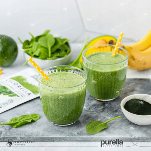 CHLORELLA SPROSZKOWANA ekologiczna BIO SUPERFOOD CHLORELLA SPROSZKOWANA ekologiczna BIO SUPERFOOD