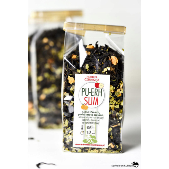 HERBATA czerwona PU-ERH SLIM odchudzająca! 50g hit HERBATA czerwona PU-ERH SLIM odchudzająca! 50g hit