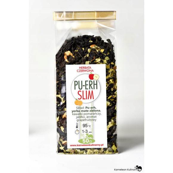 HERBATA czerwona PU-ERH SLIM odchudzająca! 50g hit HERBATA czerwona PU-ERH SLIM odchudzająca! 50g hit