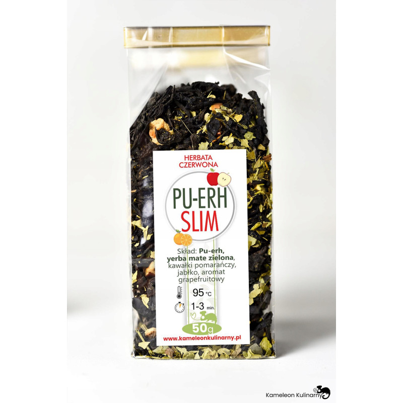 HERBATA czerwona PU-ERH SLIM odchudzająca! 50g hit