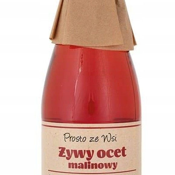 PROSTO ZE WSI  żywy ocet MALINOWY wsparcie FLORA BAKTERYJNA
