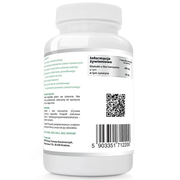Wish KARCZOCH Extract z liści karczocha ZDROWA WĄTROBA