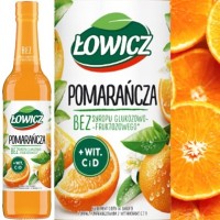 Łowicz SYROP owocowy POMARAŃCZA POMARAŃCZOWY z witaminą C D