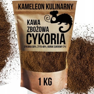 KAWA ZBOŻOWA CYKORIA bezkofeinowa Cykoria + Żyto 1KG