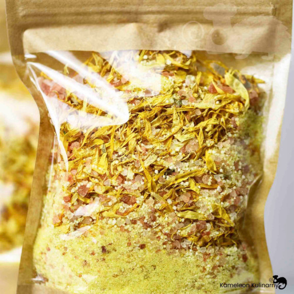 NAGIETKOWA SÓL DO KĄPIELI + cytryna + melisa 200g NAGIETKOWA SÓL DO KĄPIELI + cytryna + melisa 200g