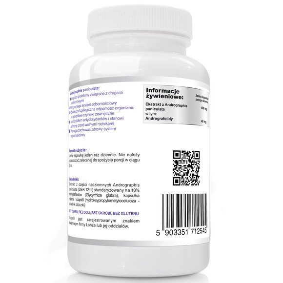 Wish ANDROGRAPHIS 10% ekstrakt 400MG 60kaps wsparcie
