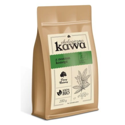 Dary Natury KAWA Z NASION KONOPI Ekologiczna BEZKOFEINOWA
