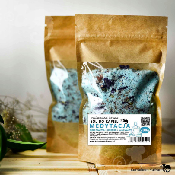 SÓL DO KĄPIELI malwa + BIAŁA SZAŁWIA +limonka 300g SÓL DO KĄPIELI malwa + BIAŁA SZAŁWIA +limonka 300g