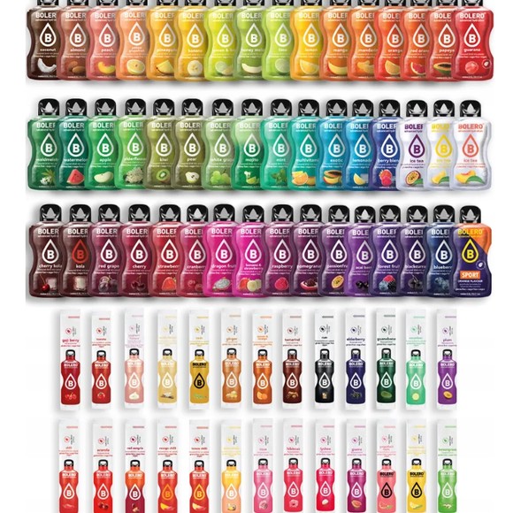 BOLERO DRINK NAPÓJ IZOTONICZNY W PROSZKU mix 74 smaków 3g