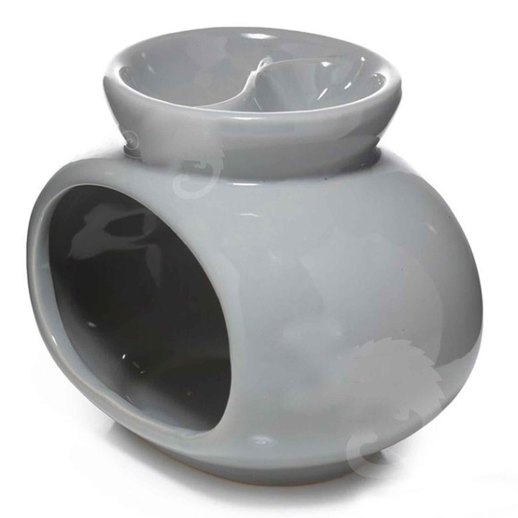 KOMINEK zapachowy CERAMICZNY SZARY DUŻY MINIMALIZTYCZNY n
