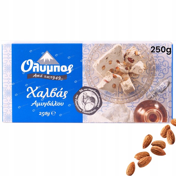 Olympos CHAŁWA SEZAMOWA Z MIGDAŁAMI 250g migdałowa tahini