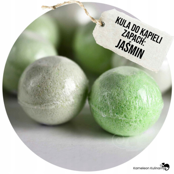 musująca KULA DO KĄPIELI handmade jaśminowa JAŚMIN musująca KULA DO KĄPIELI handmade jaśminowa JAŚMIN
