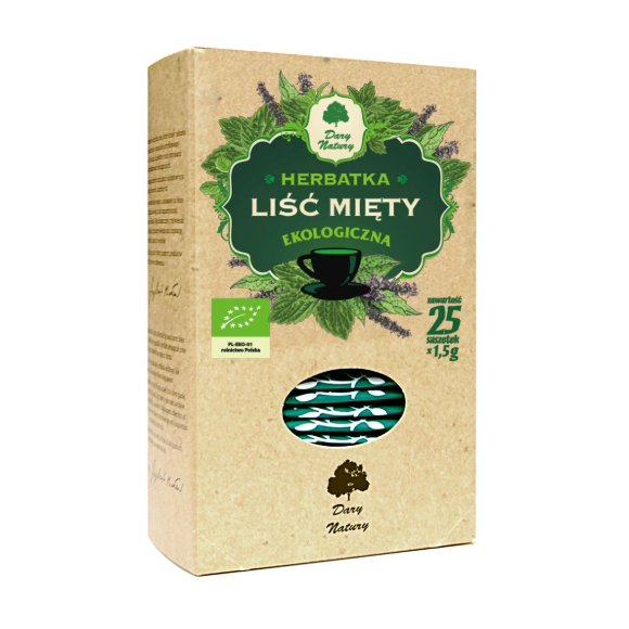 Dary Natury MIĘTA PIEPRZOWA LIŚĆ MIĘTY PIEPRZOWEJ saszetki