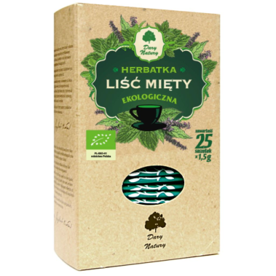 Dary Natury MIĘTA PIEPRZOWA LIŚĆ MIĘTY PIEPRZOWEJ saszetki