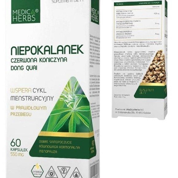 Medica Herbs NIEPOKALANEK CZERWONA KONICZYNA DONG QUAI