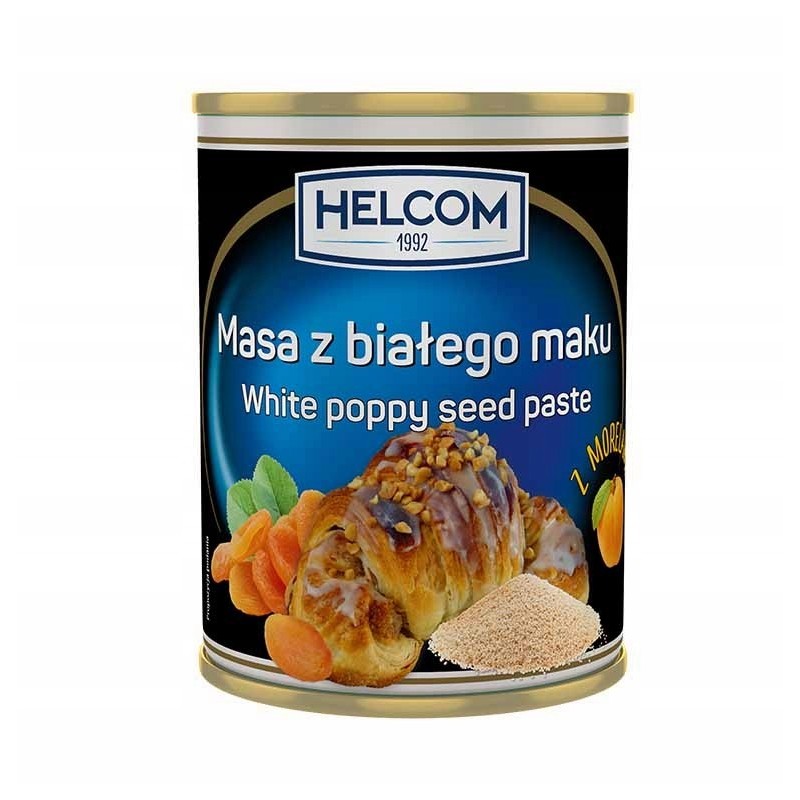 Helcom MASA MAKOWA Z BIAŁEGO MAKU do ciasta na CIASTO