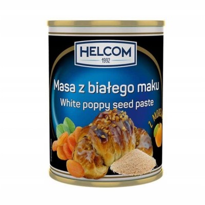 Helcom MASA MAKOWA Z BIAŁEGO MAKU do ciasta na CIASTO