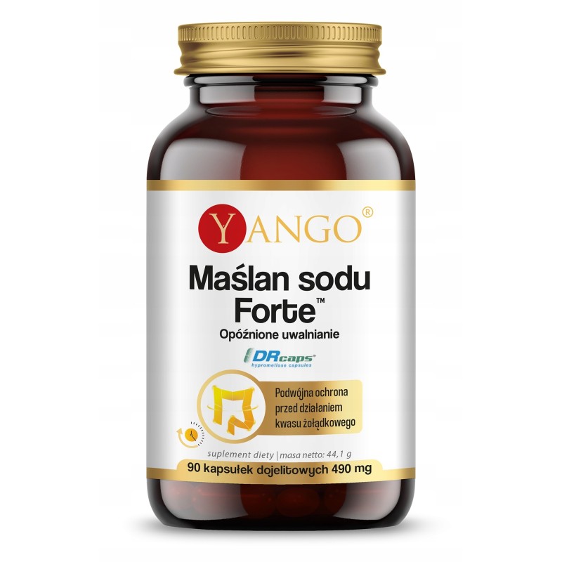 Yango MAŚLAN SODU FORTE 490mg wsparcie UKŁAD POKARMOWY