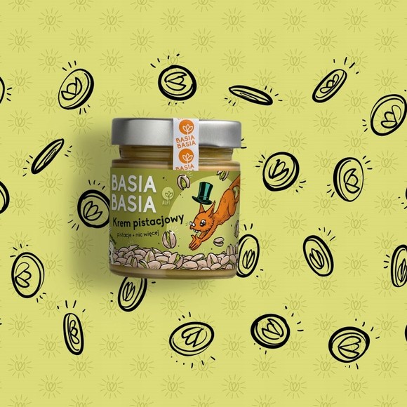 BASIA BASIA KREM PISTACJOWY 100% PISTACJE PRAŻONE i NIC