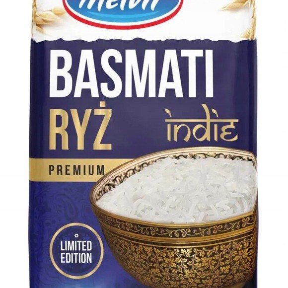 Melvit RYŻ BASMATI INDIE TRADYCYJNY PREMIUM 4x 100g 0,4KG